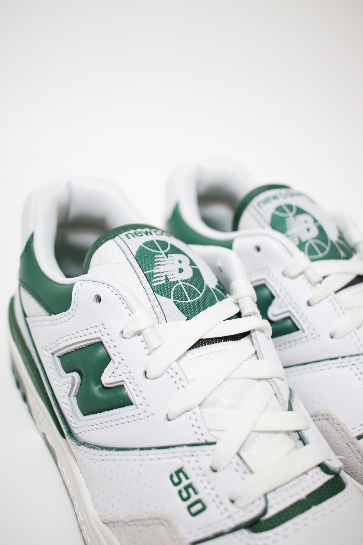 New Balance - BB550 - White/Green - Canoe Club