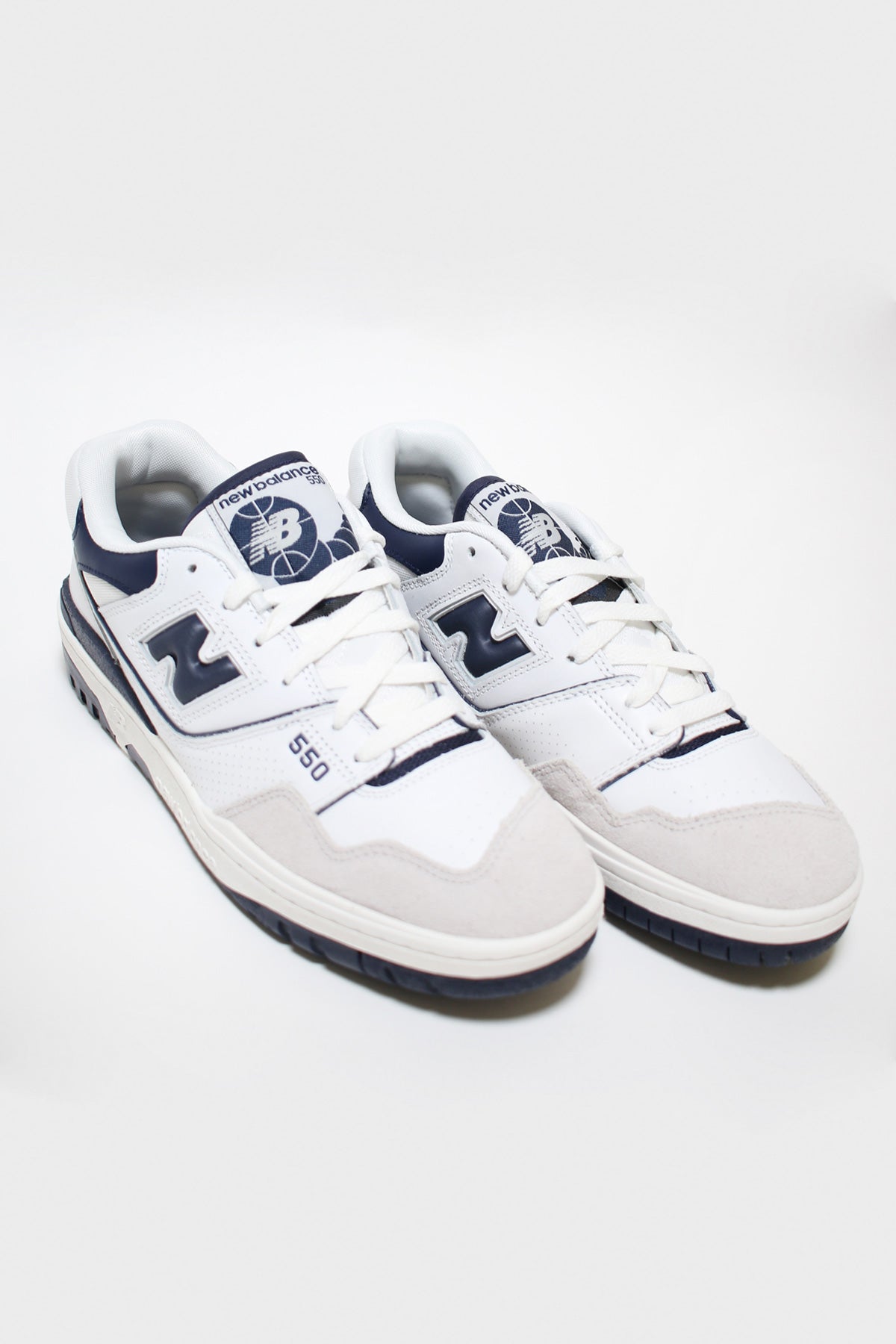 New Balance - BB550 - White/Navy - Canoe Club
