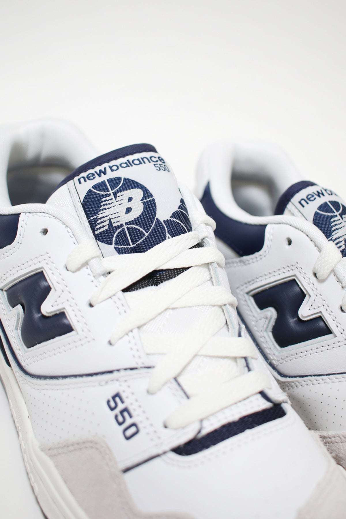 New Balance - BB550 - White/Navy - Canoe Club
