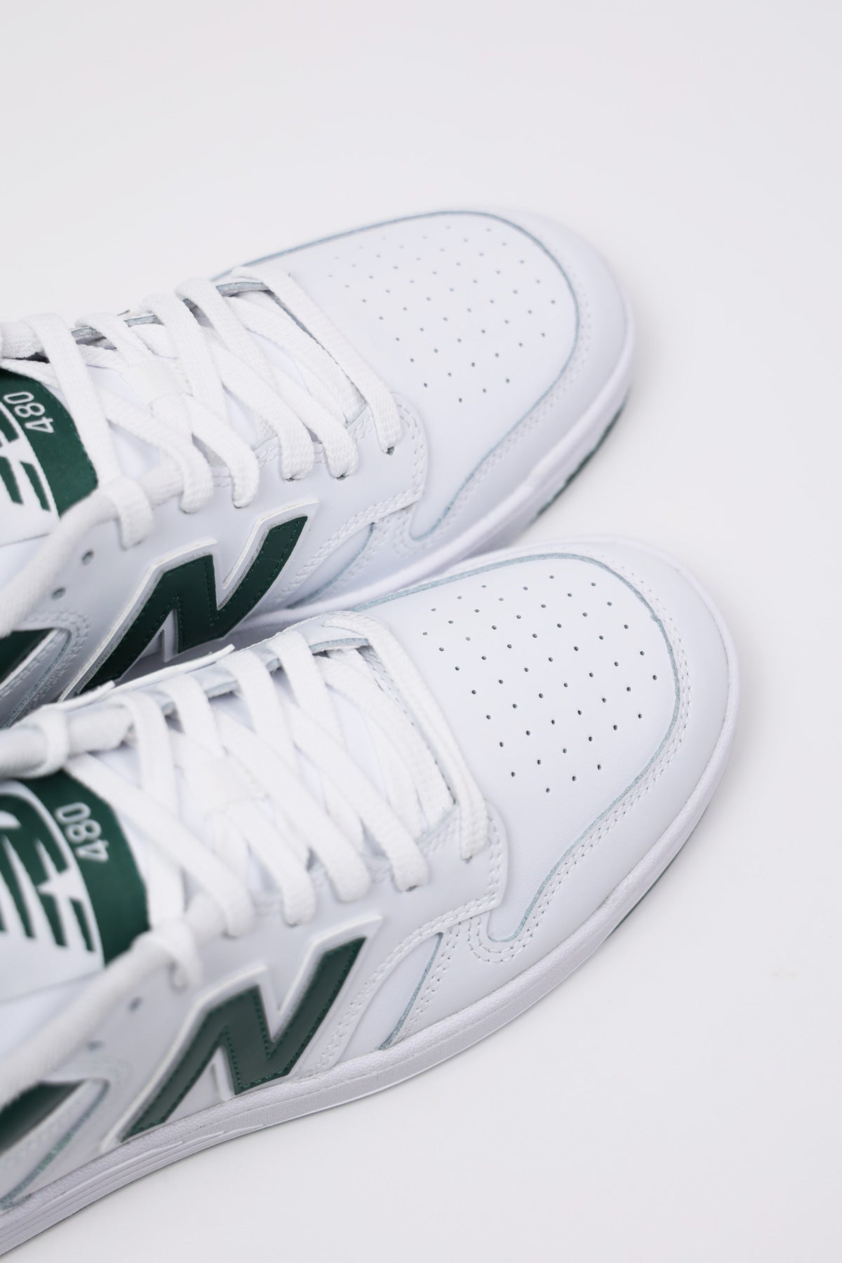 New Balance - 480 - White/Green - Canoe Club