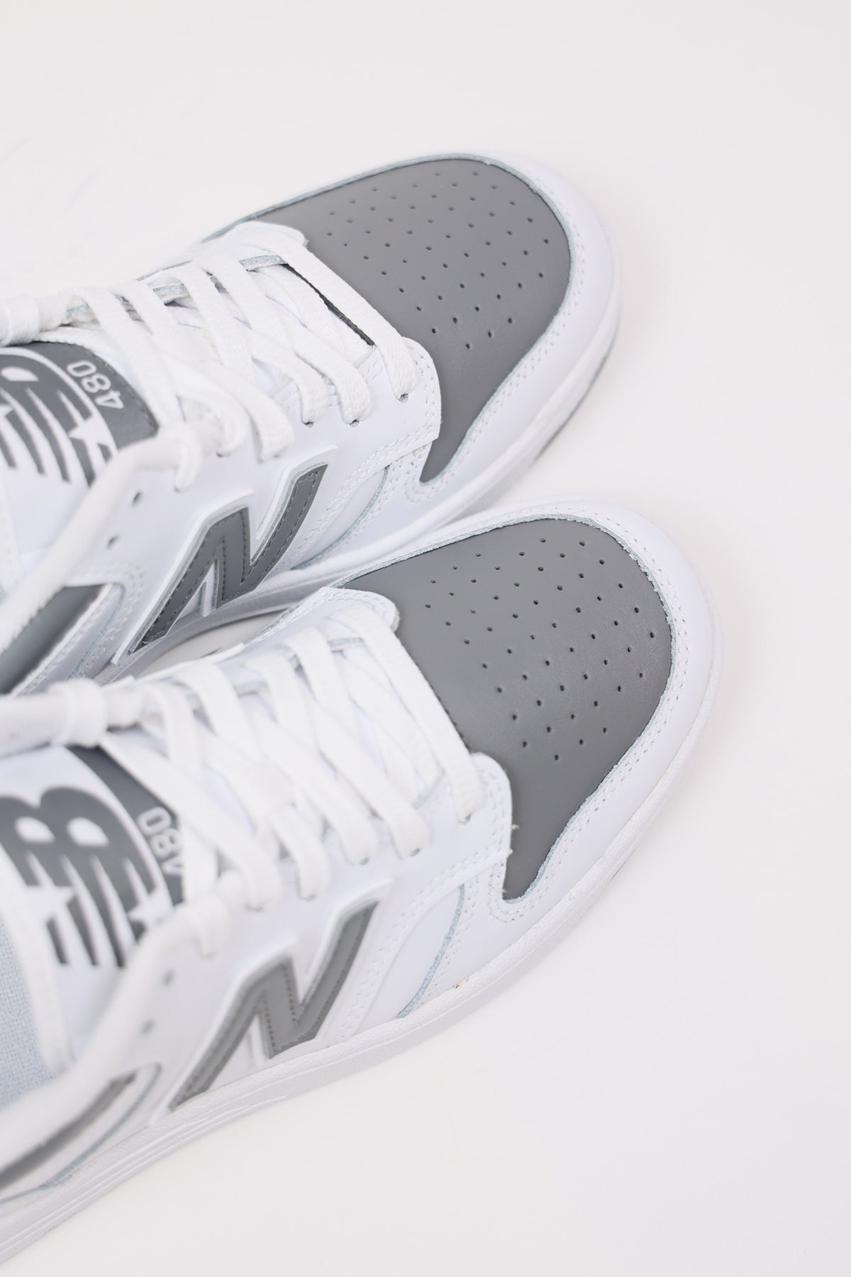 New Balance - 480 - White/Grey - Canoe Club