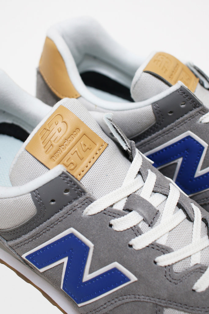 New Balance 574 Shoes | Outerspace/Grey | Canoe Club