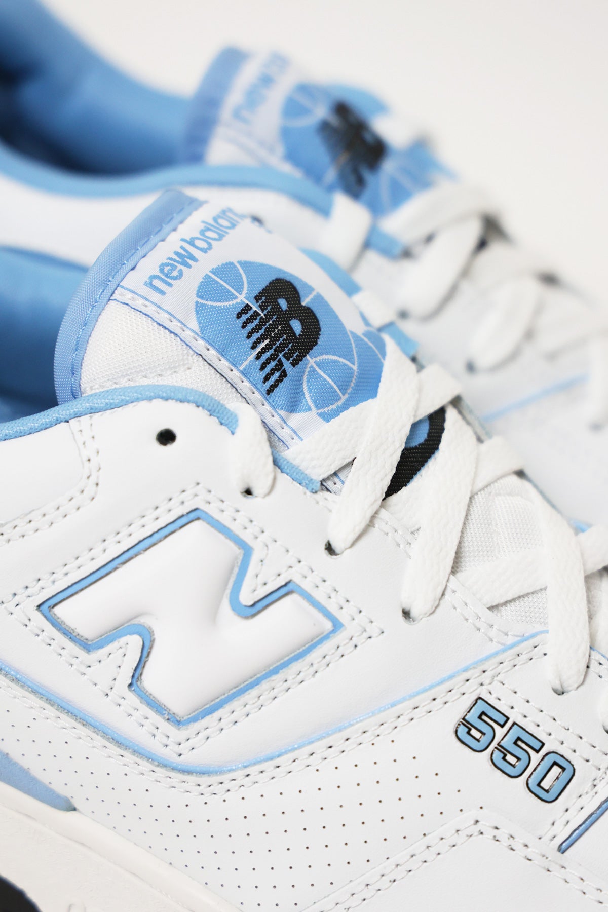 New Balance - BB550 - White/Carolina Blue - Canoe Club