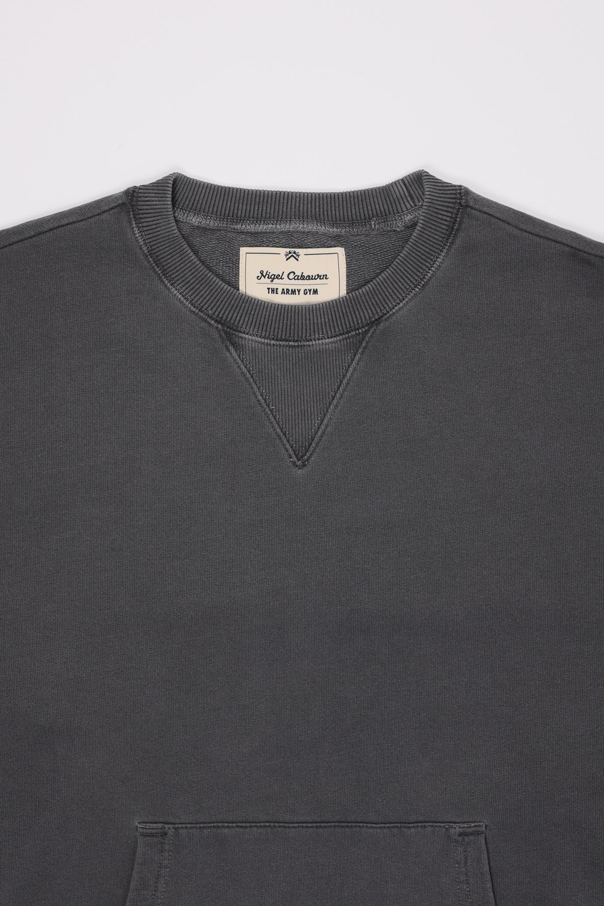 Nigel Cabourn Training Sweater Black Canoe Club