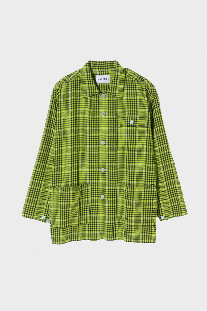 Noma t.d. - Gingham Check Coverall - Yellow - Canoe Club