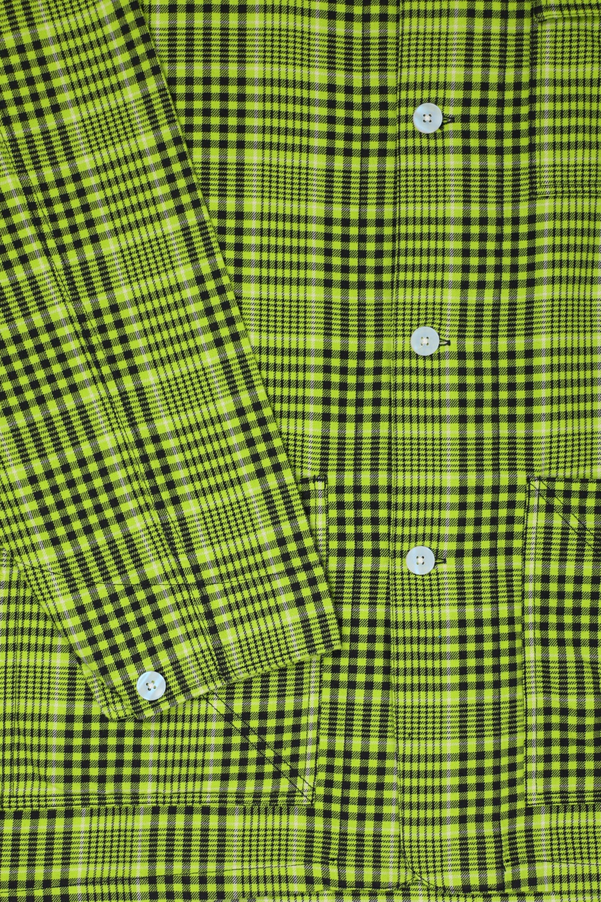 Noma t.d. - Gingham Check Coverall - Yellow - Canoe Club