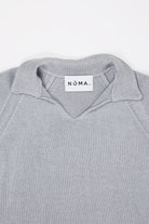 Noma t.d. - Skipper Neck Sweater - Grey - Canoe Club