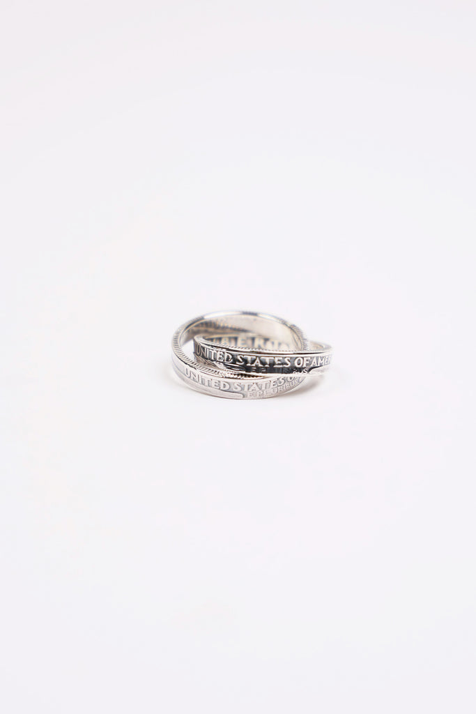 Northworks - 25¢ Twin Ring - Silver - Canoe Club