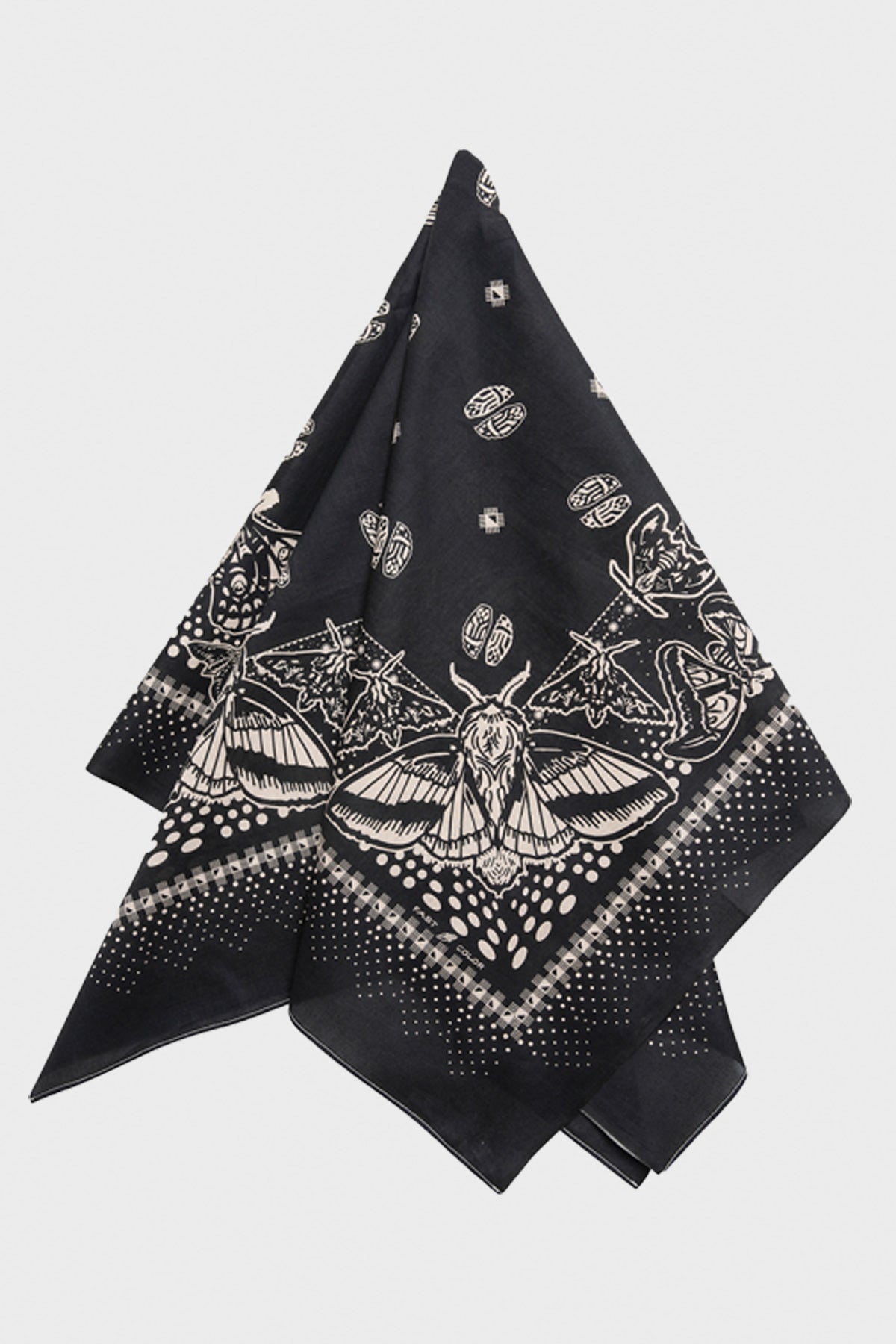 One Ear Brand - "Nighthings" Bandana - Olive Black - Canoe Club