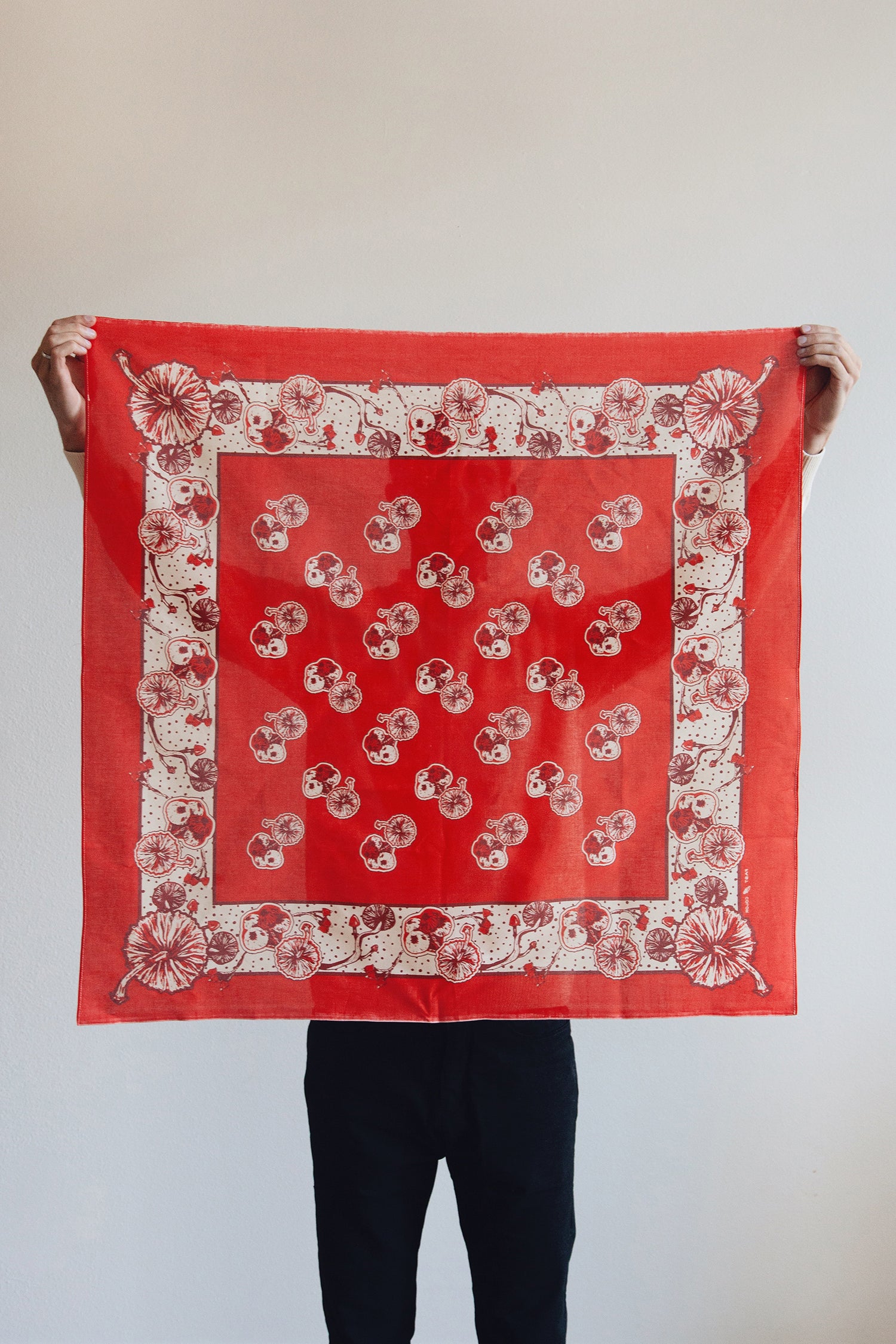 One Ear Brand - "Sincerity" Bandana - Tomato Soup - Canoe Club