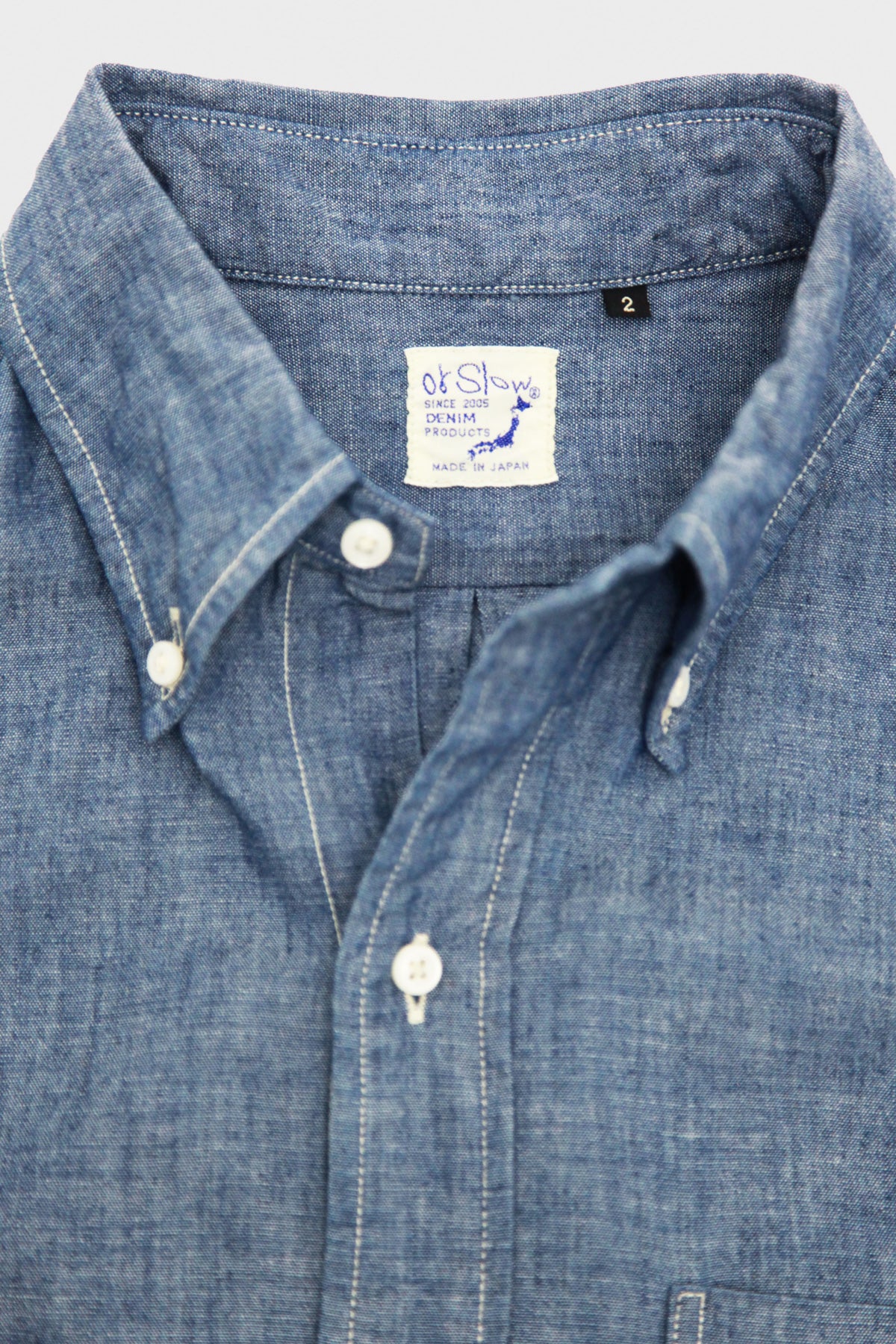 orSlow - Button Down Shirt - Chambray - Canoe Club