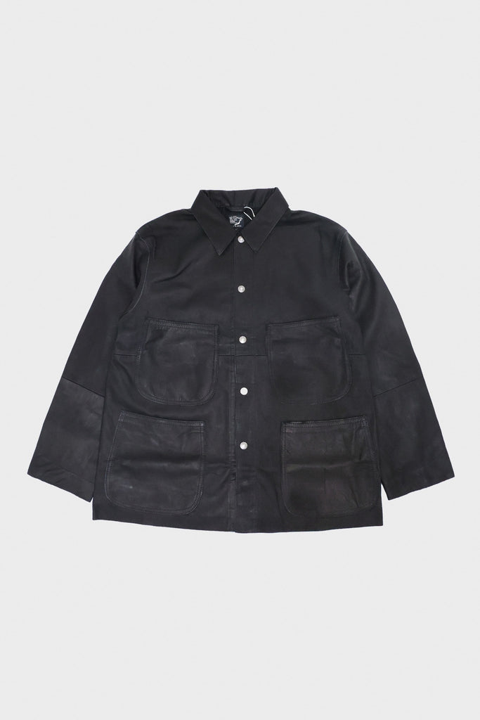 orSlow - Leather Utility Coverall - Black - Canoe Club