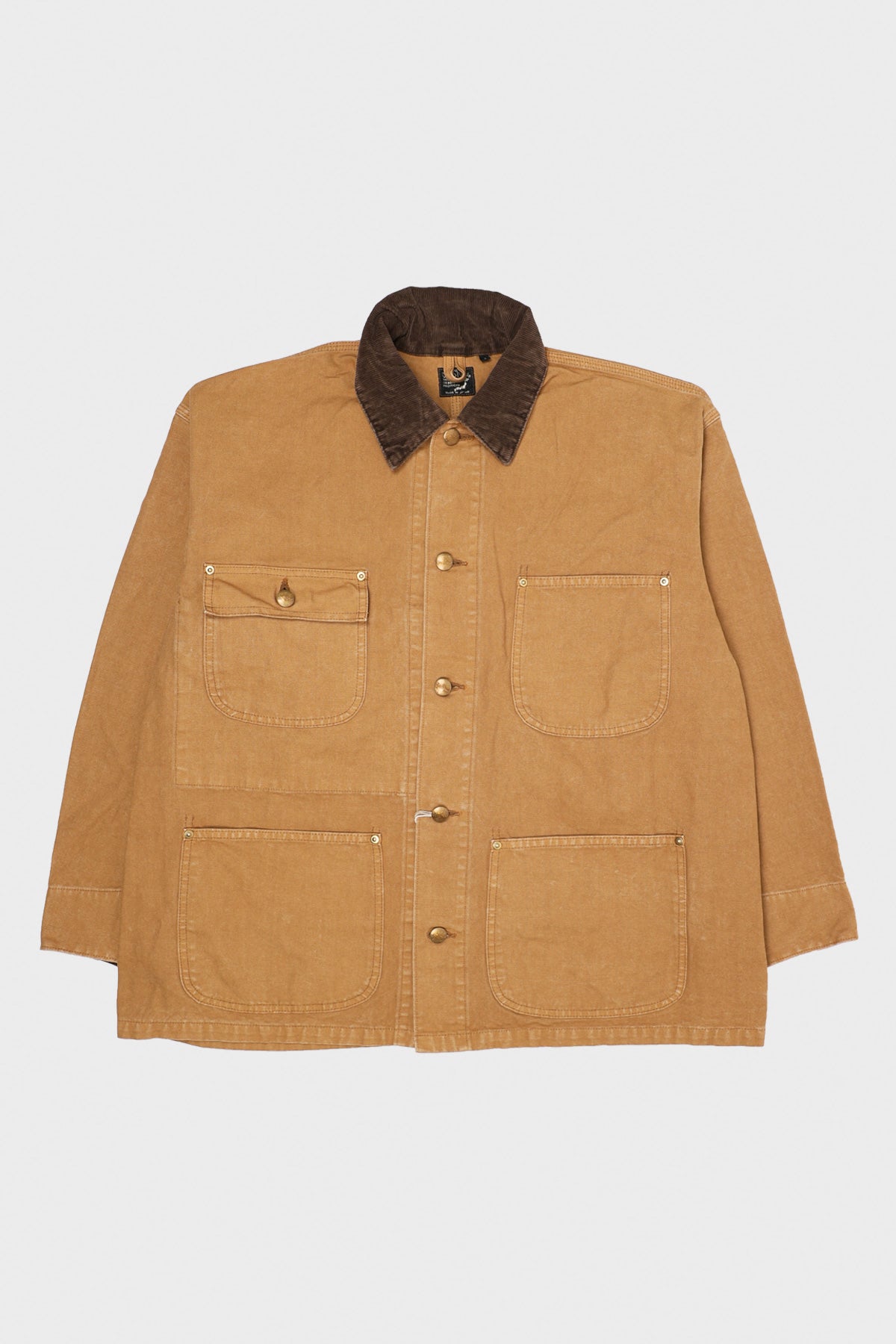 OrSlow Loose Fit Oxford Coverall | Brown | Canoe Club