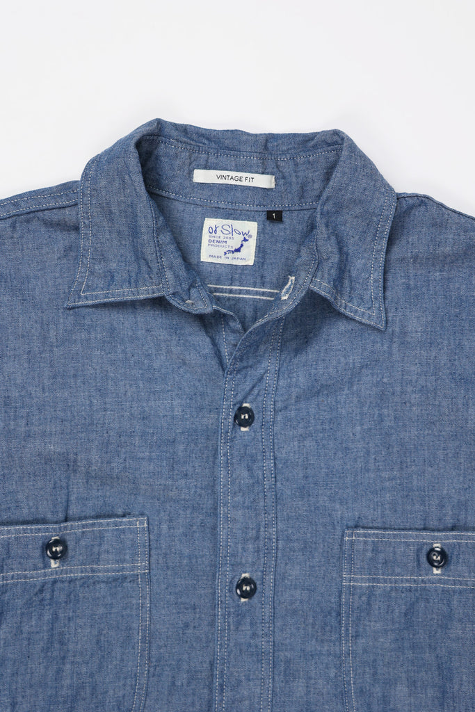 Vintage Fit Work Shirt - Chambray – Canoe Club