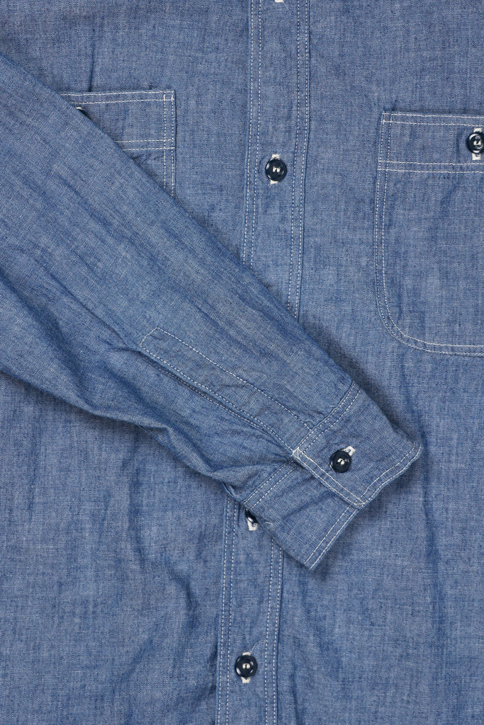 orSlow - Vintage Fit Work Shirt - Chambray - Canoe Club