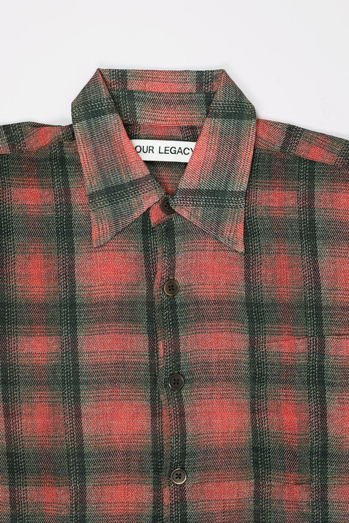 Our Legacy - Borrowed Shirt - Big Lumbercheck Print - Canoe Club