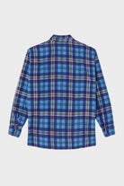 RE/DONE - 50s Plaid Straight Bottom Shirt - Navy/Blue - Canoe Club