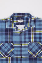 RE/DONE - 50s Plaid Straight Bottom Shirt - Navy/Blue - Canoe Club