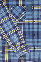 RE/DONE - 50s Plaid Straight Bottom Shirt - Navy/Blue - Canoe Club