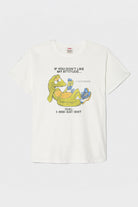 RE/DONE - Dial 1800 Classic Tee - Old White - Canoe Club