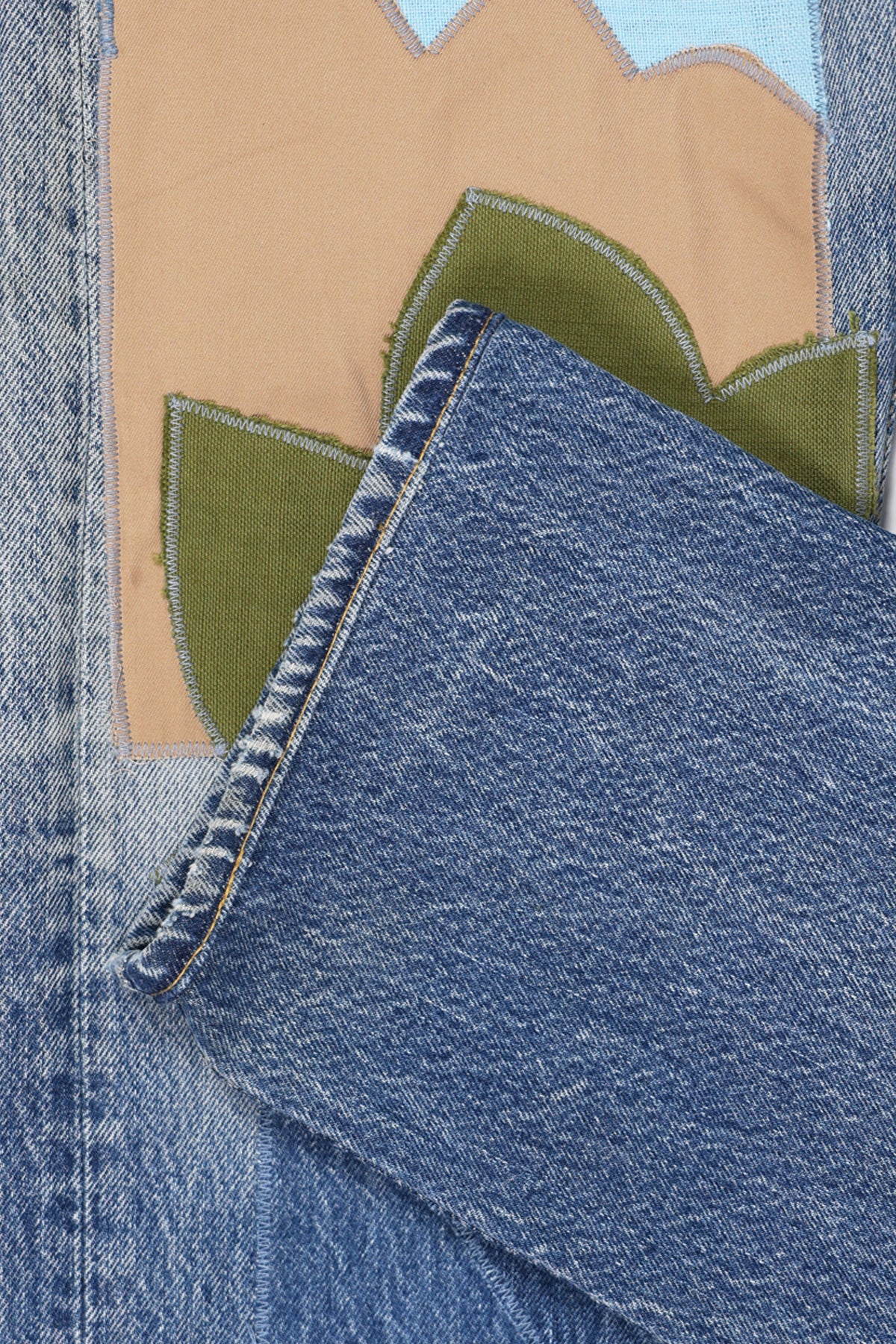 RE/DONE - Patched Up 501 Jeans - Indigo/Floral - Canoe Club