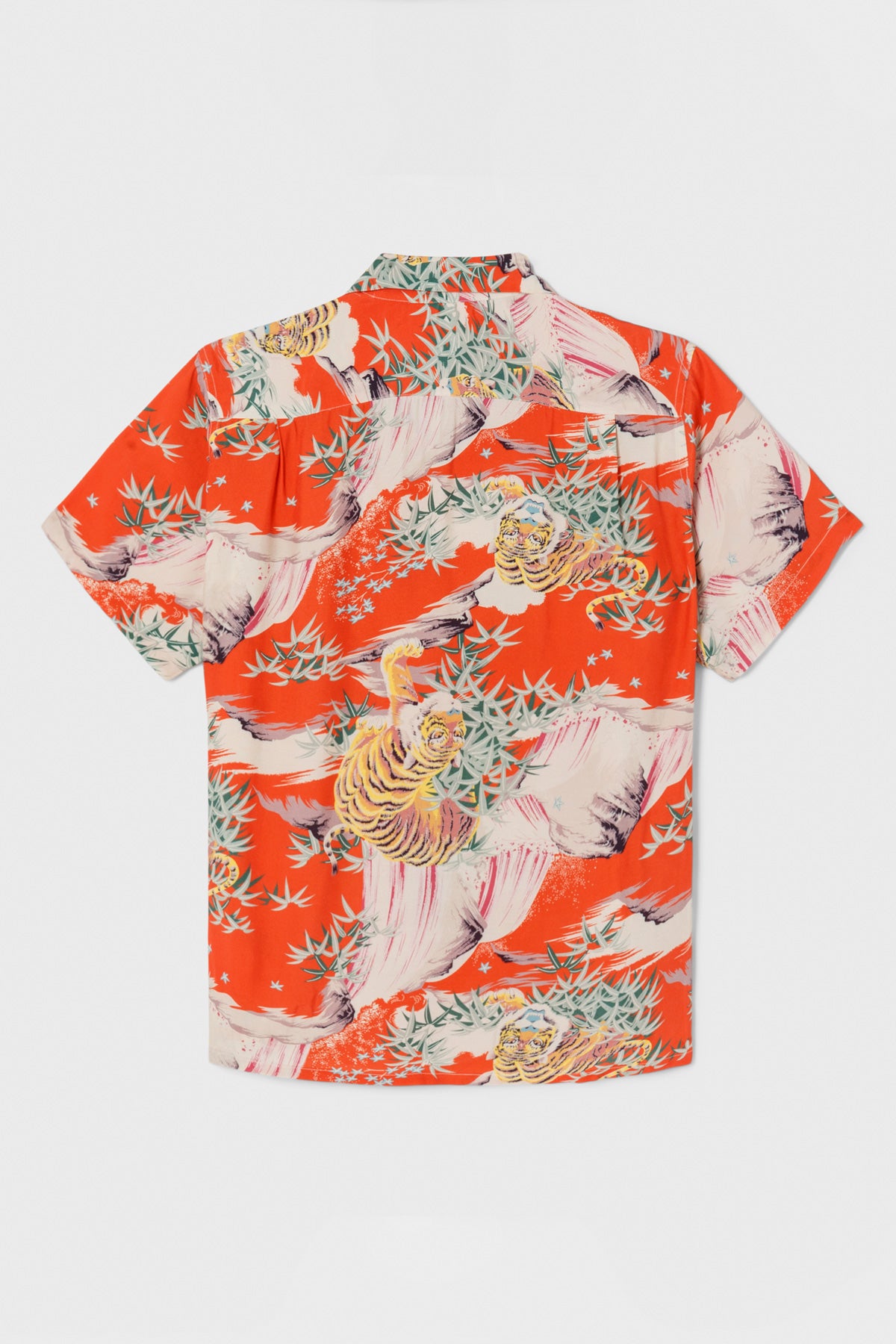 RE/DONE - Tiger Surf Rider Shirt - Red Tiger - Canoe Club