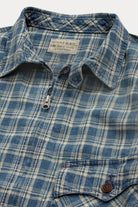 RRL - Indigo Checked Linen-Cotton Jacket - Indigo Multi - Canoe Club