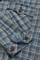 RRL - Indigo Checked Linen-Cotton Jacket - Indigo Multi - Canoe Club