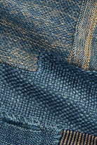 RRL - Indigo Patchwork Linen-Blend Cardigan - Indigo Multi - Canoe Club