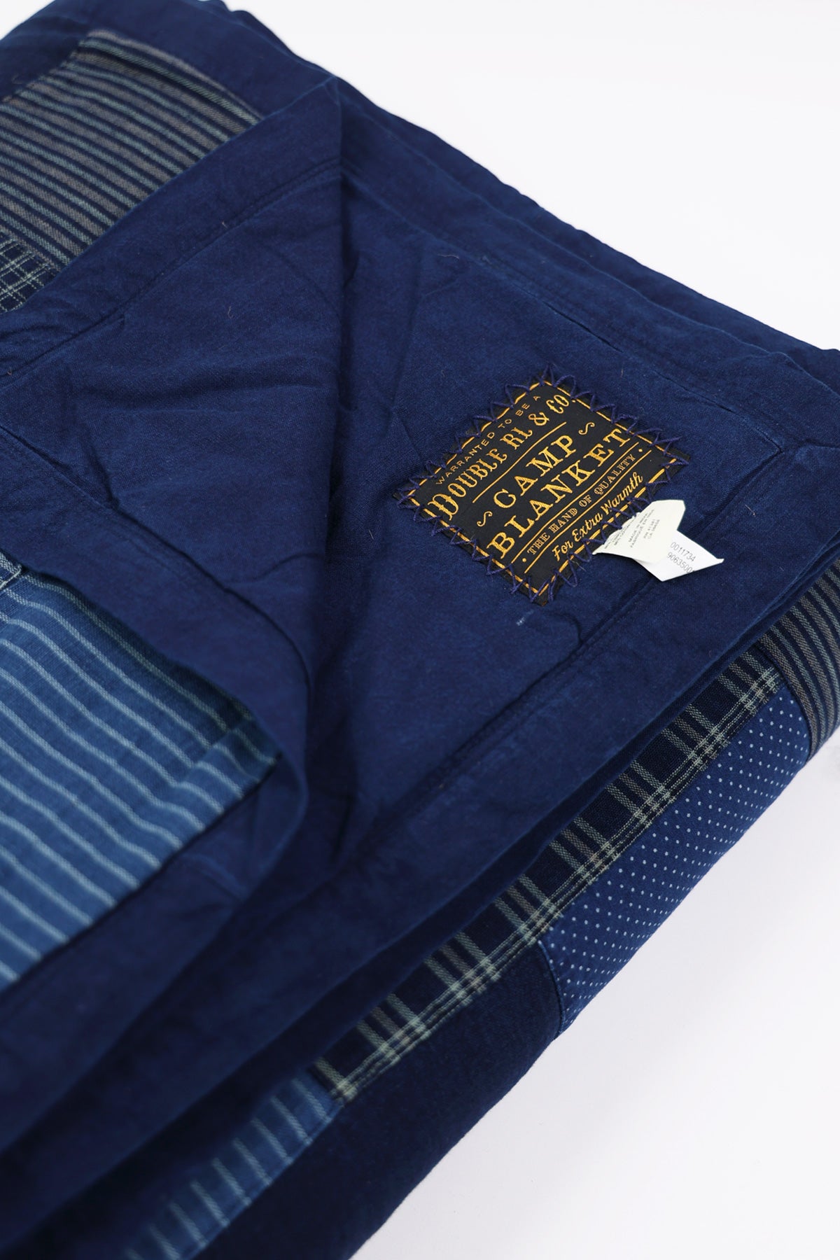 RRL - Patchwork Quilt - Indigo/Cream - Canoe Club