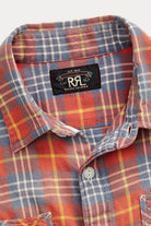 RRL - Plaid Twill Workshirt - Red/Blue - Canoe Club
