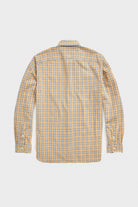 RRL - Plaid Woven Workshirt - Tan/Indigo - Canoe Club