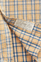 RRL - Plaid Woven Workshirt - Tan/Indigo - Canoe Club