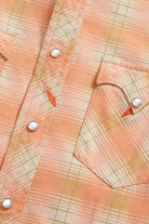 RRL - Slim Fit Plaid Jersey Western Shirt - Red/Cream Multi - Canoe Club