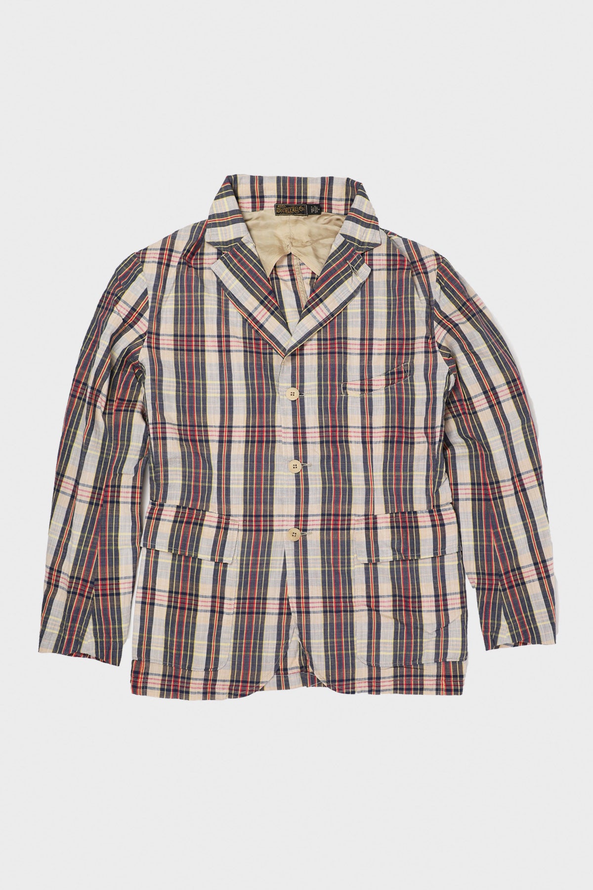 RRL - Unconstructed Madras Sport Coat - Madras - Canoe Club