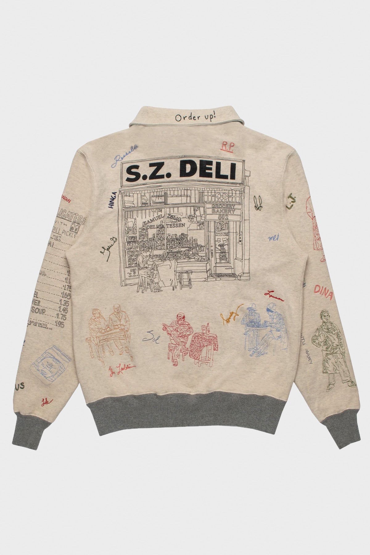 Samuel Zelig - Deli 1/4 Zip - Oatmeal - Canoe Club