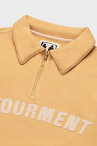 Samuel Zelig - Le Tourment 1/4 Zip - Pale Yellow - Canoe Club