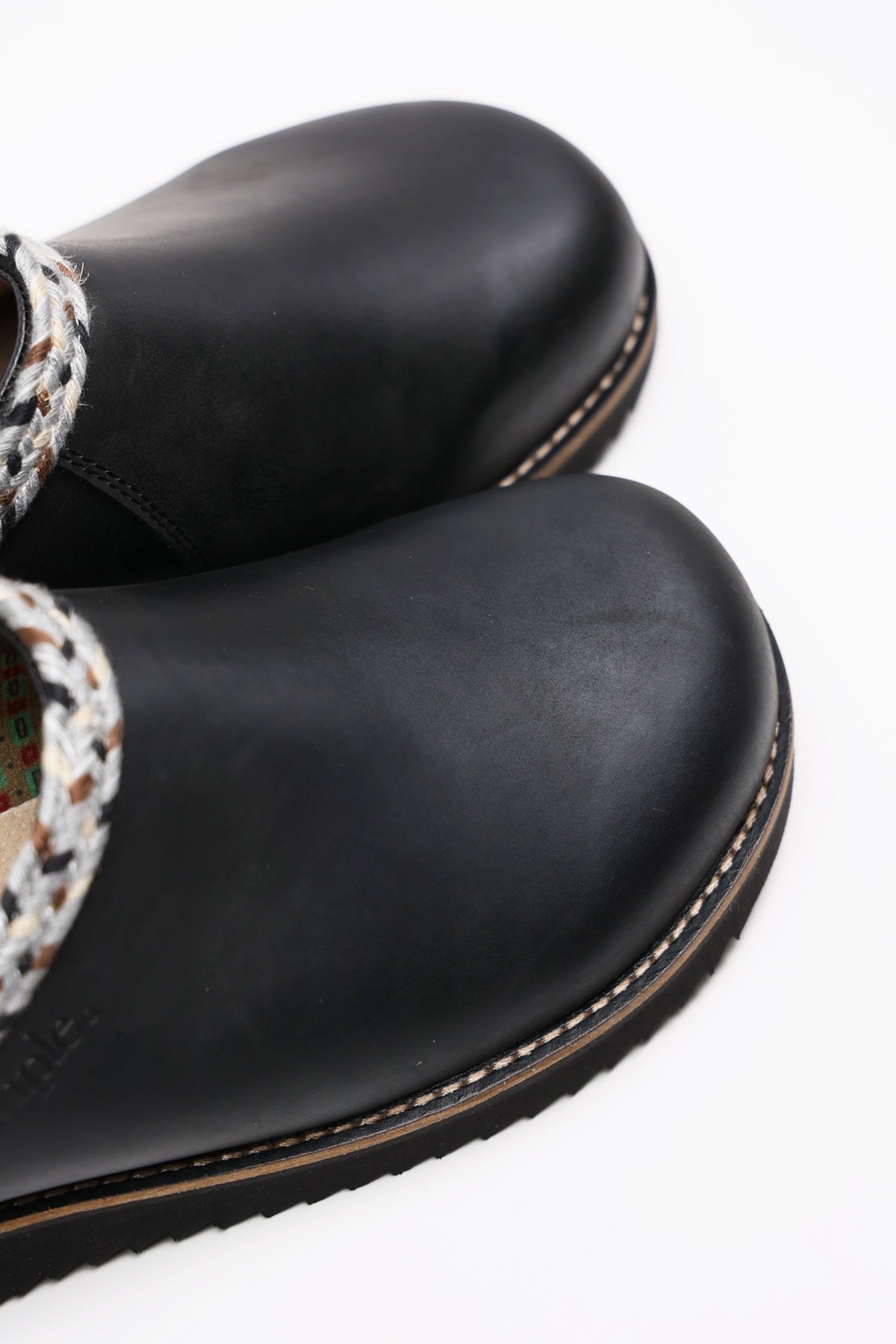 Simple Shoes Original Clog | Leather - Black | Canoe Club