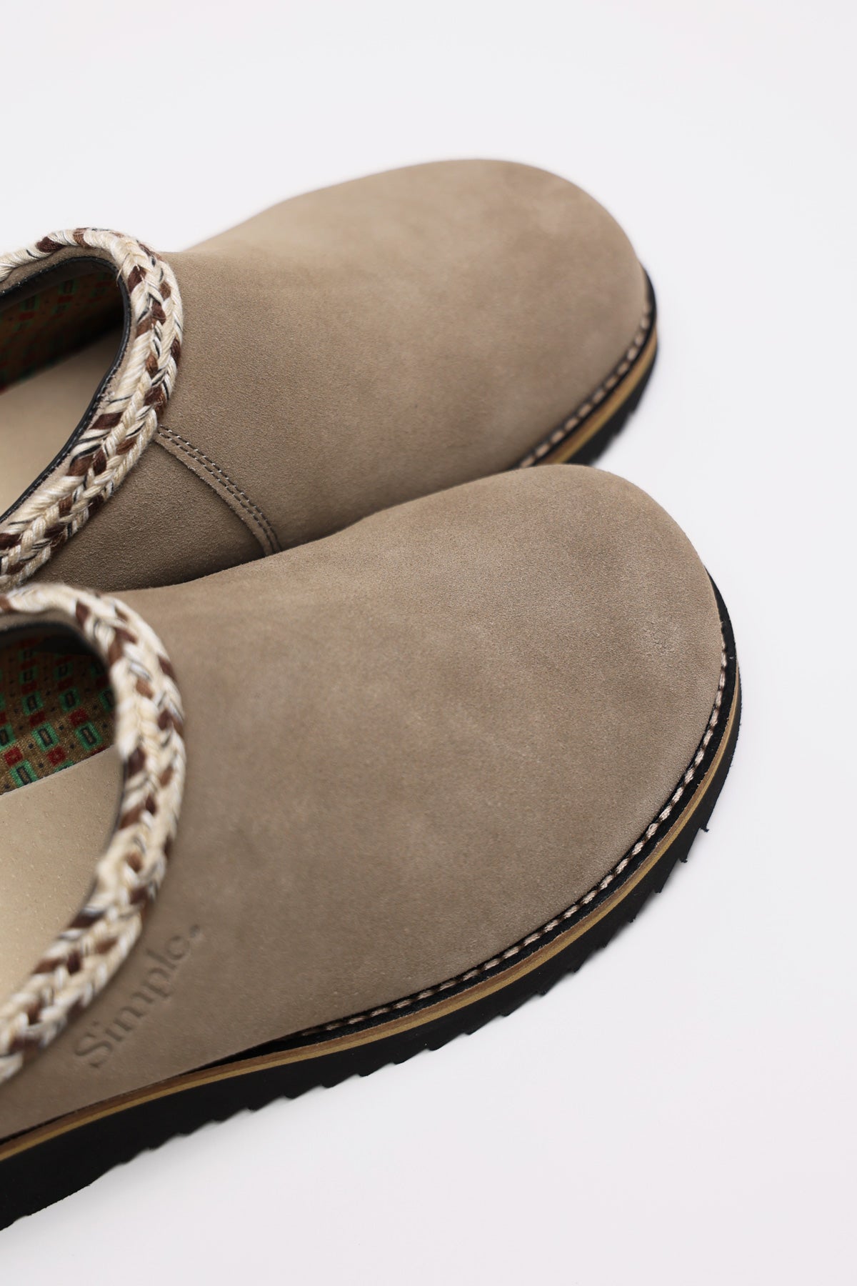 Simple - Original Clog - Suede - Taupe - Canoe Club