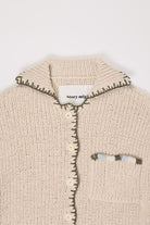 Story Mfg. - Grandad Cardigan Hand Knit - Ecru - Canoe Club