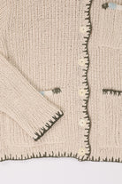 Story Mfg. - Grandad Cardigan Hand Knit - Ecru - Canoe Club