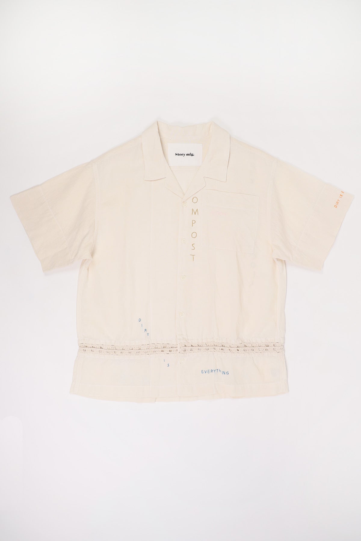 Story Mfg. - Greetings Shirt - Ecru Ground Hugger - Canoe Club
