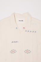 Story Mfg. - Greetings Shirt - Sampler Hand Embroidery - Canoe Club