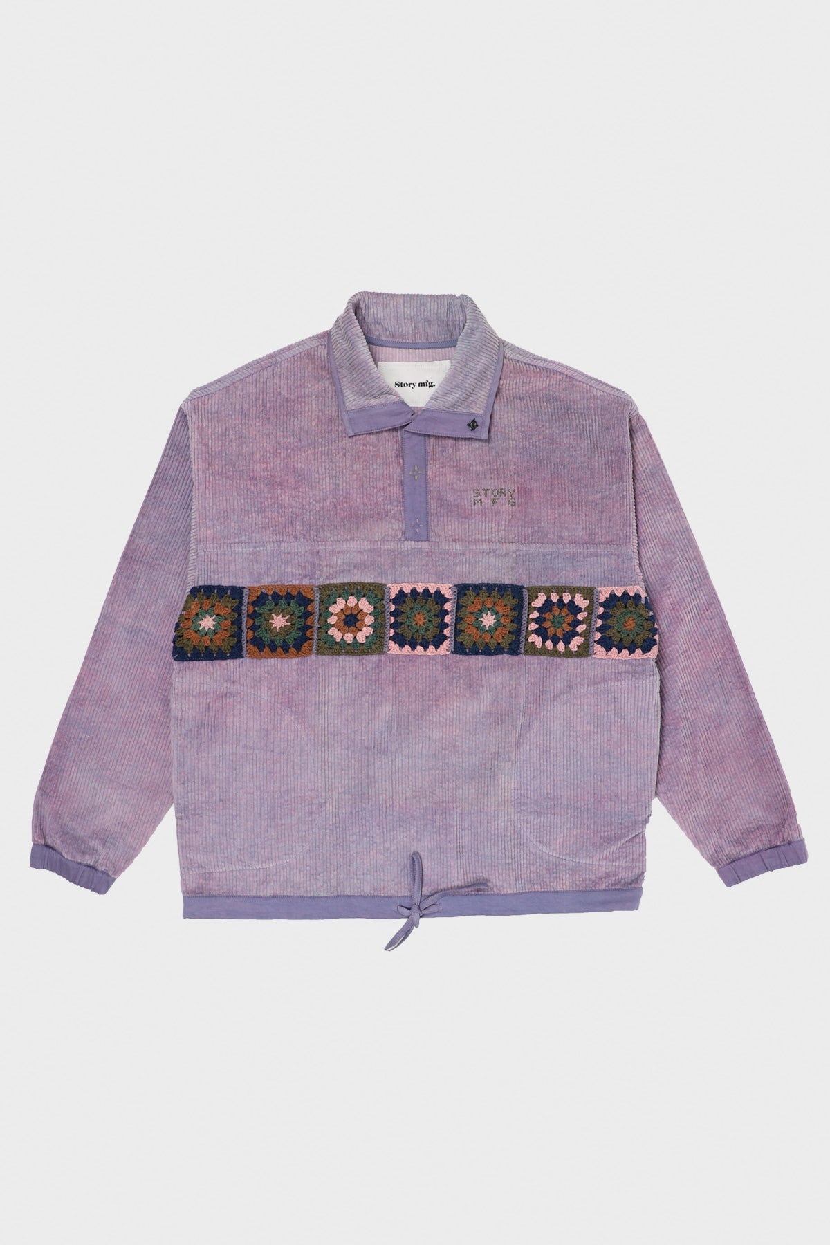 Story Mfg. - Polite Pullover - Purple Corduroy - Canoe Club