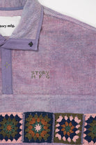 Story Mfg. - Polite Pullover - Purple Corduroy - Canoe Club