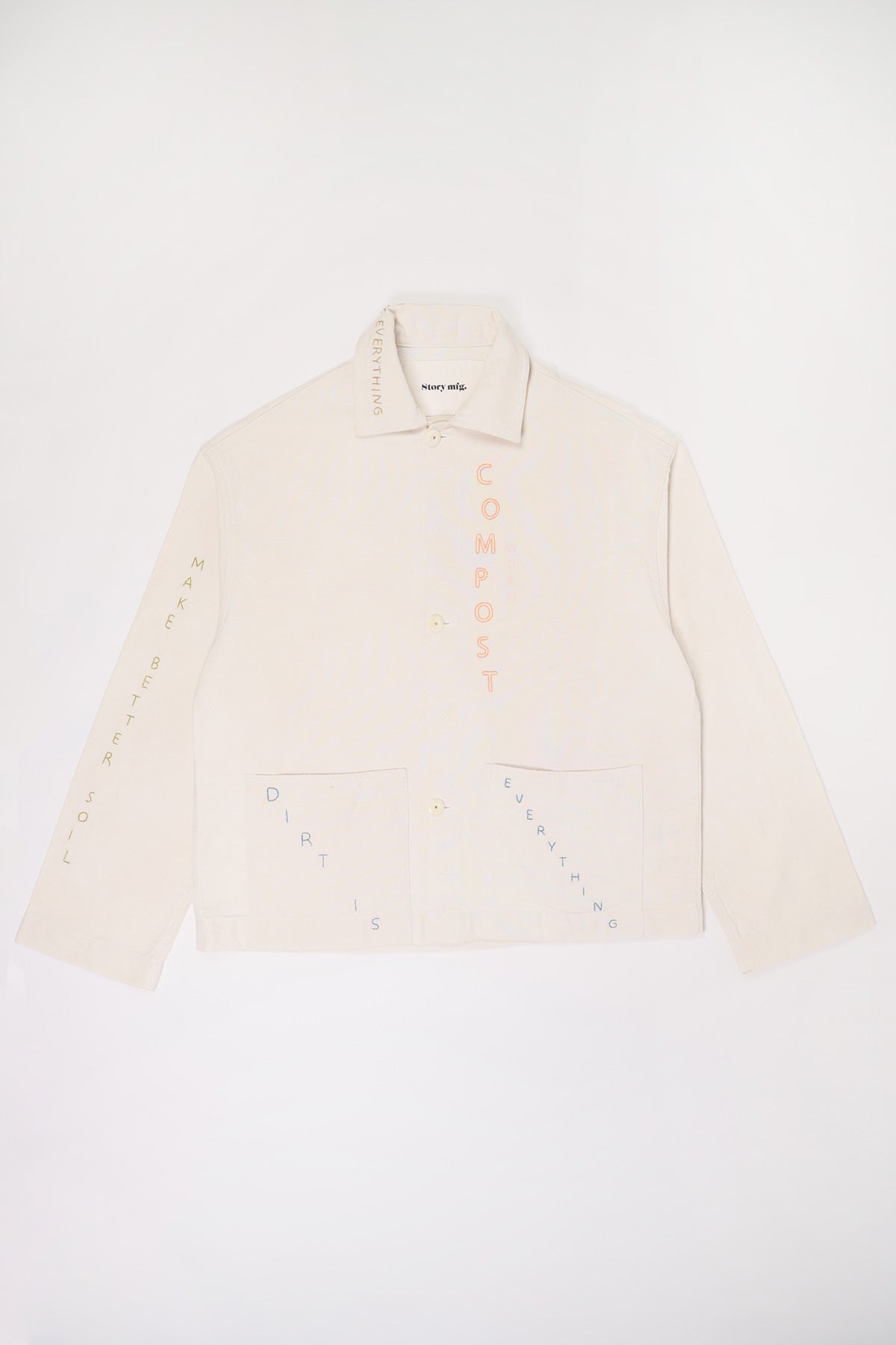Story Mfg. - SOT Jacket - Ecru Ground Hugger - Canoe Club