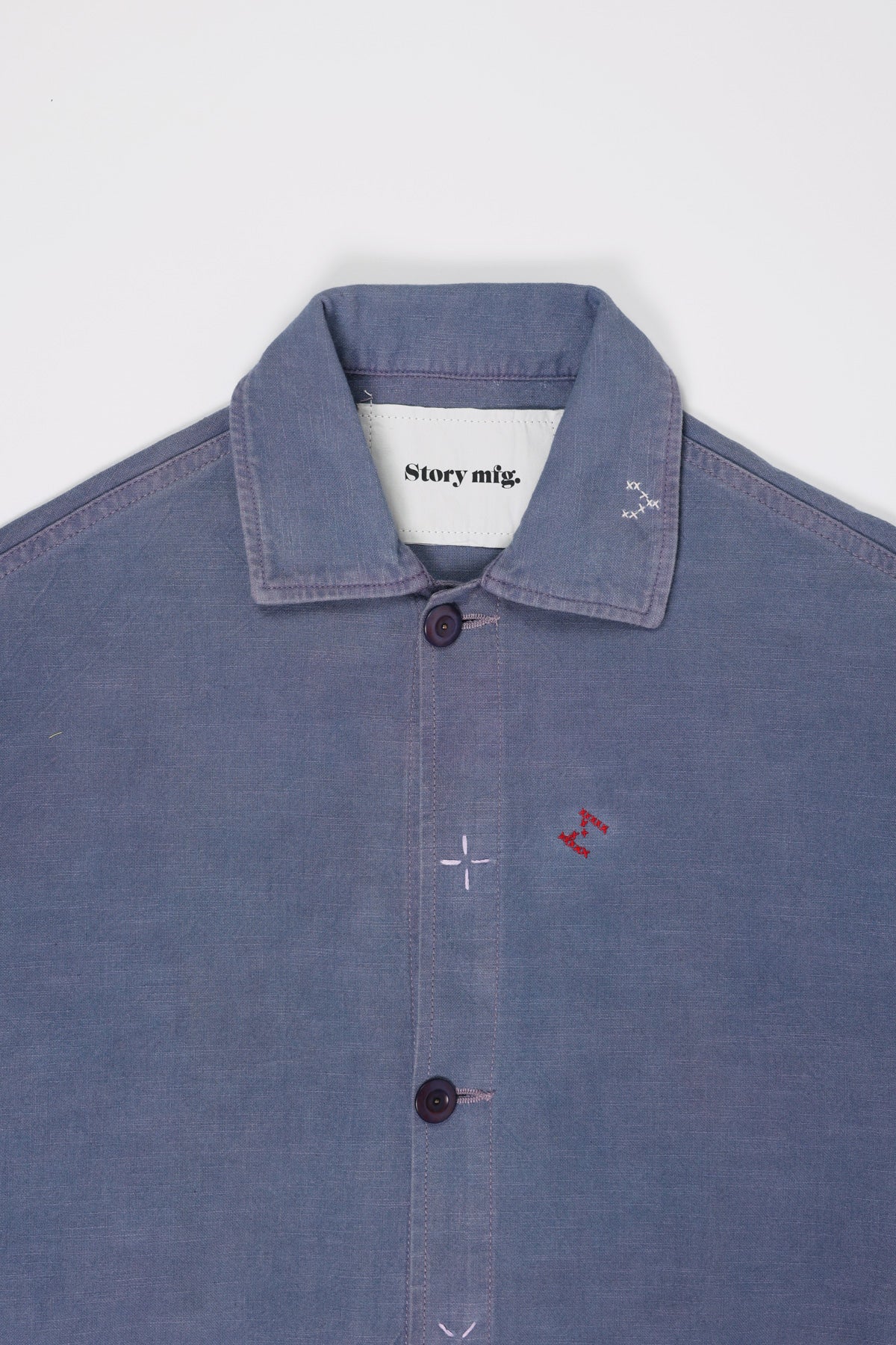 Story Mfg. - SOT Jacket - Purple Cross Stitch - Canoe Club