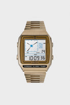 Timex - Q Reissue Digital LCA 32.5mm - Gold Tone - Canoe Club