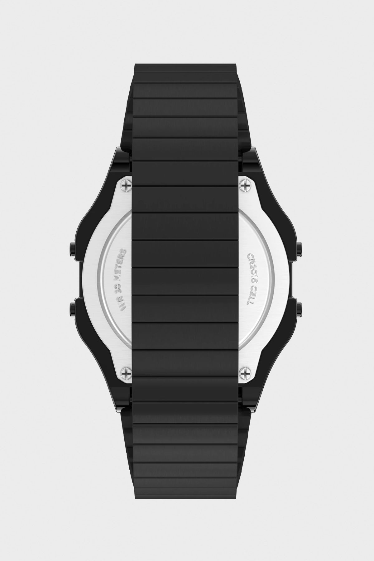 Timex - Timex T80 34mm Stainless Steel Expansion Band Watch - Black - Canoe Club