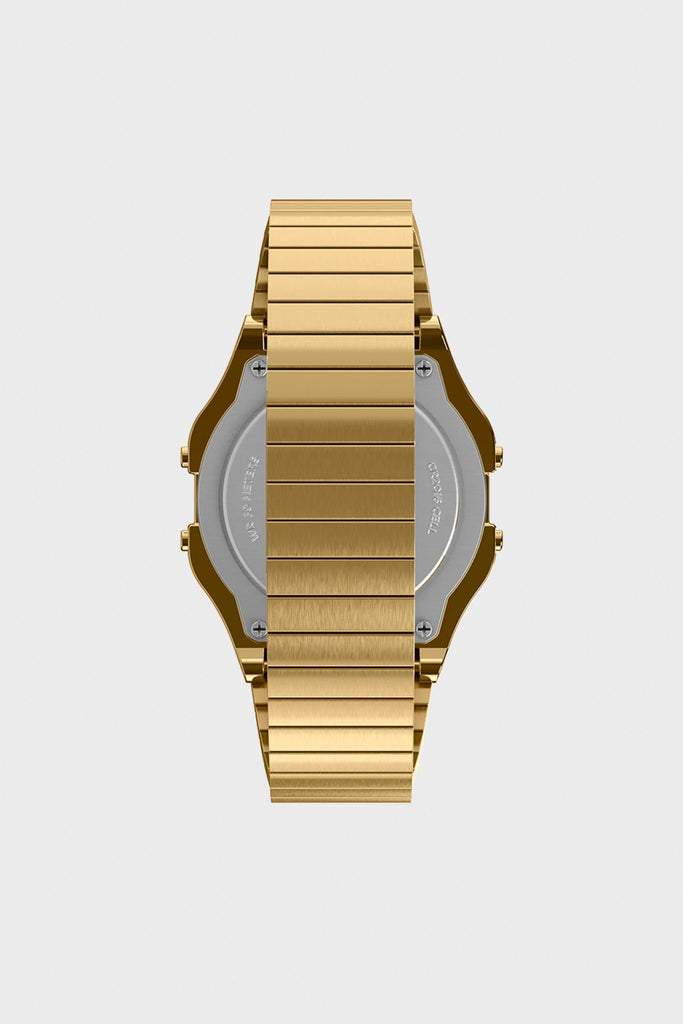 Timex - Timex T80 34mm Stainless Steel Bracelet Watch - Gold Tone - Canoe Club